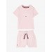 TOMMY HILFIGER σετ παιδικο μπλουζα-σορτσ KN0KN02047-TH3 ροζ